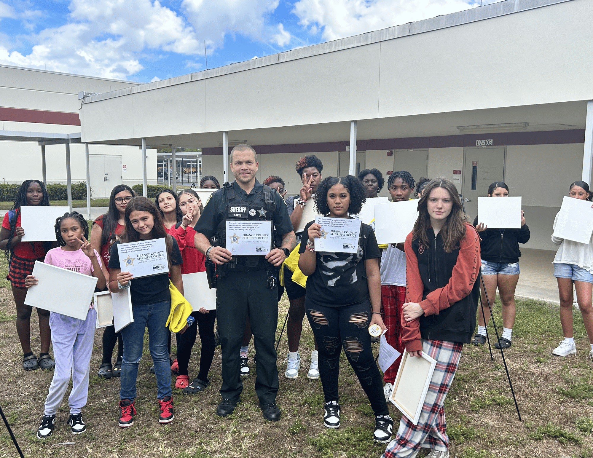 Family Tree Painting Project funded by the Orange County Sheriff’s Department.